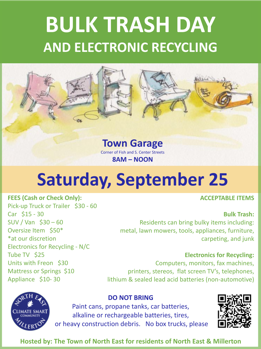 Bulk Trash Day Poster Sept 2021